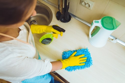 Bathroom deep cleaning in a Bromley property