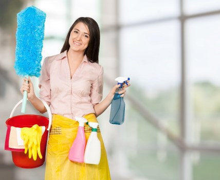 Local rug cleaning process with careful stain treatment
