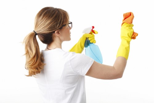 Technician cleaning a mattress in Bromley with deep cleaning equipment