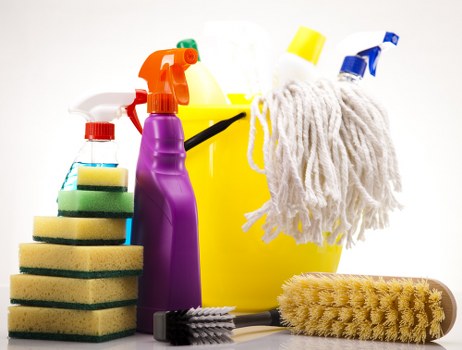 A Bromley property hallway being cleaned for pet odour removal